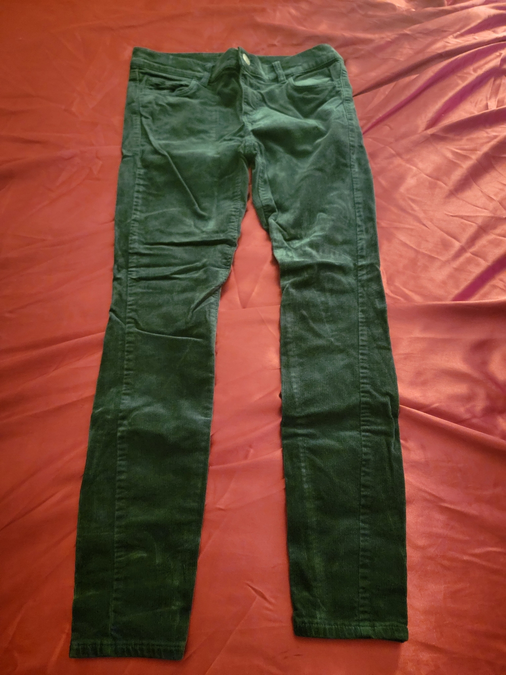LOFT Women's Black Skinny Corduroy Jeans